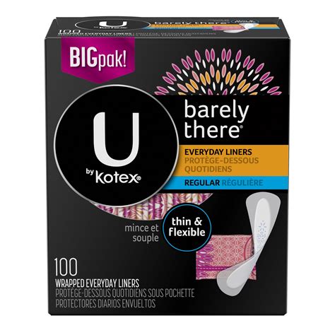 panty liners u kotex|u by kotex pantiliners.